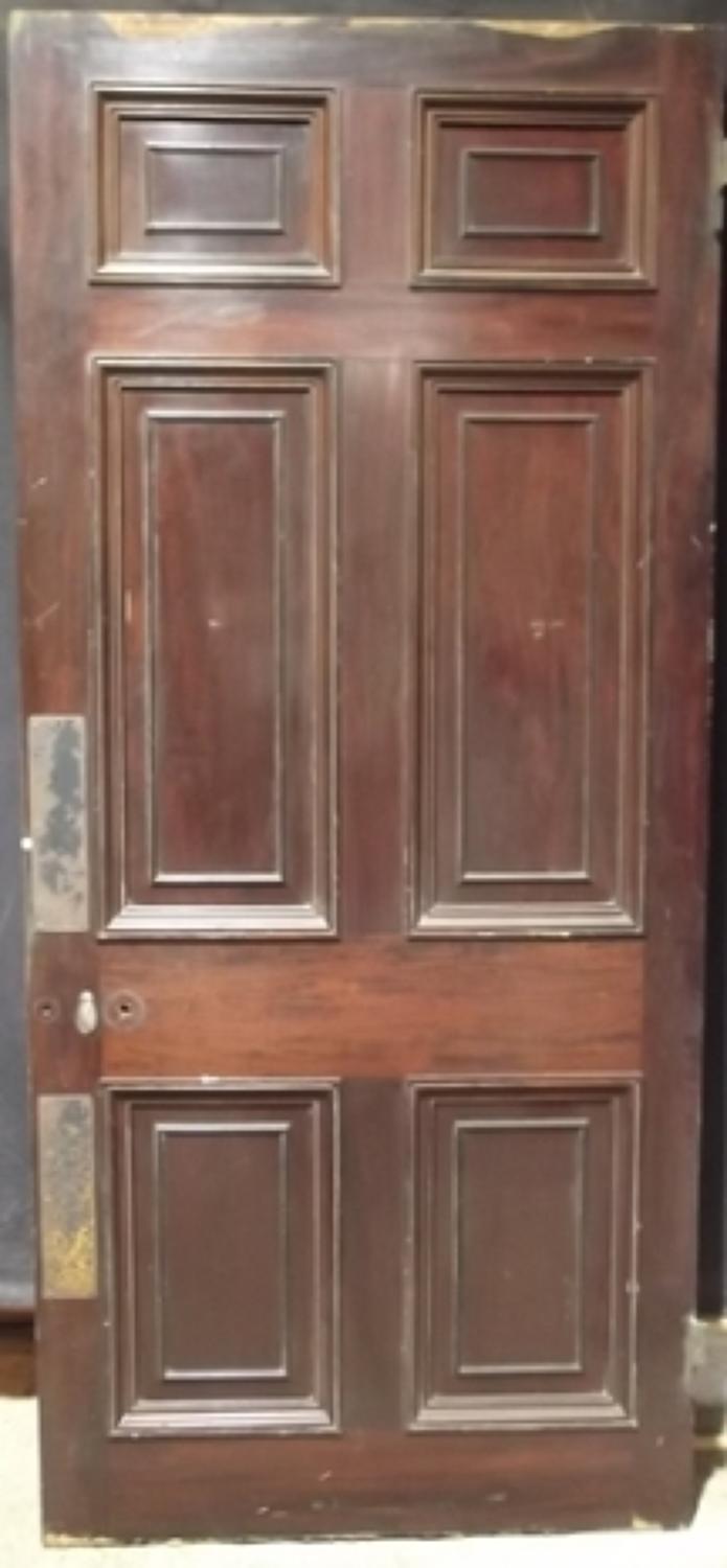 DB0216 A Very Grand, Victorian, Mahogany Veneered Pine Door