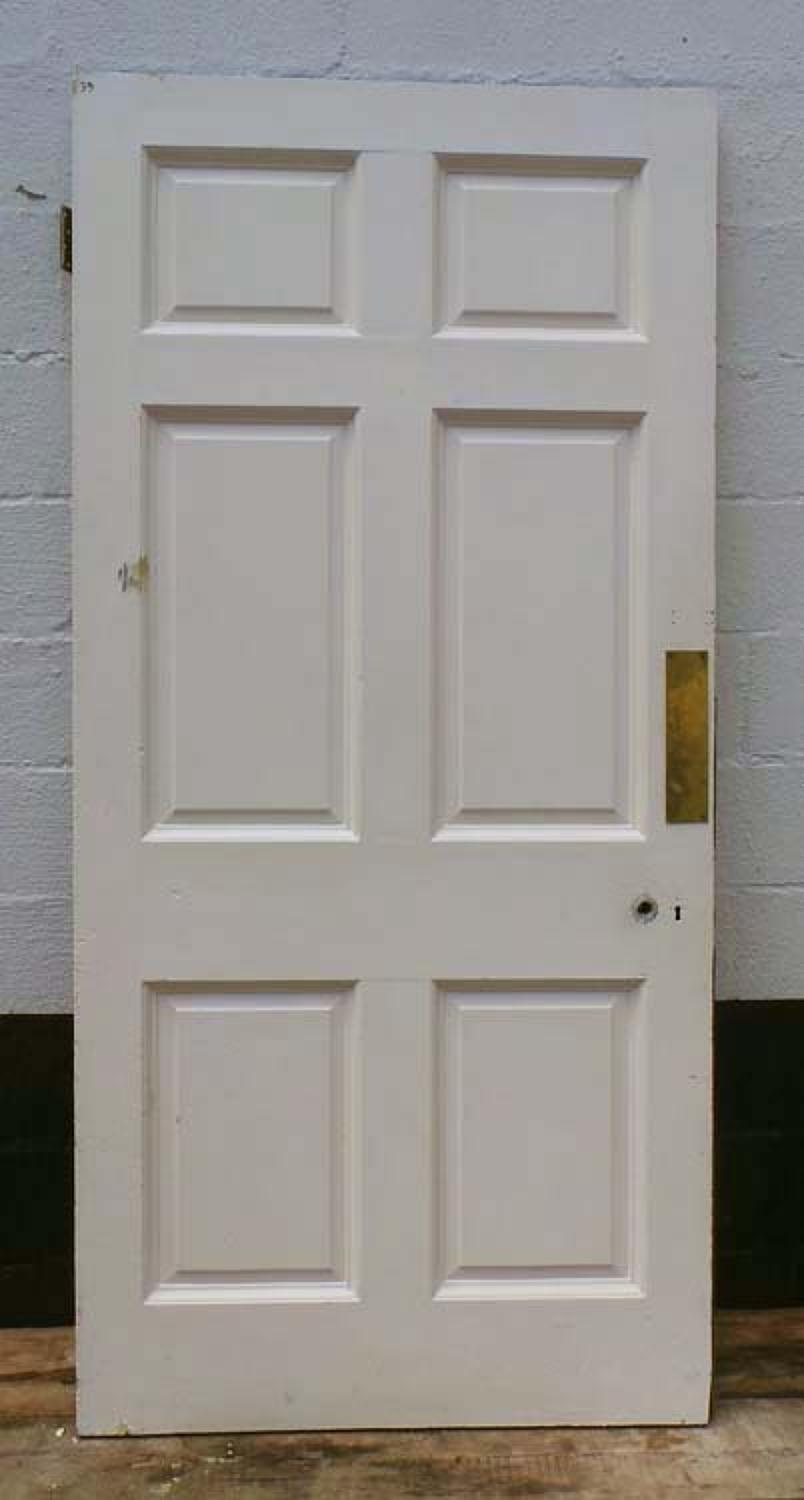 DB0440 LOVELY VICTORIAN SIX PANELLED PINE DOOR