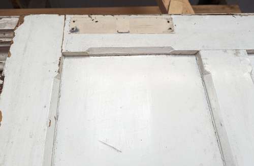 DB0462 LOVELY LARGE VICTORIAN 6 PANELLED PINE DOOR