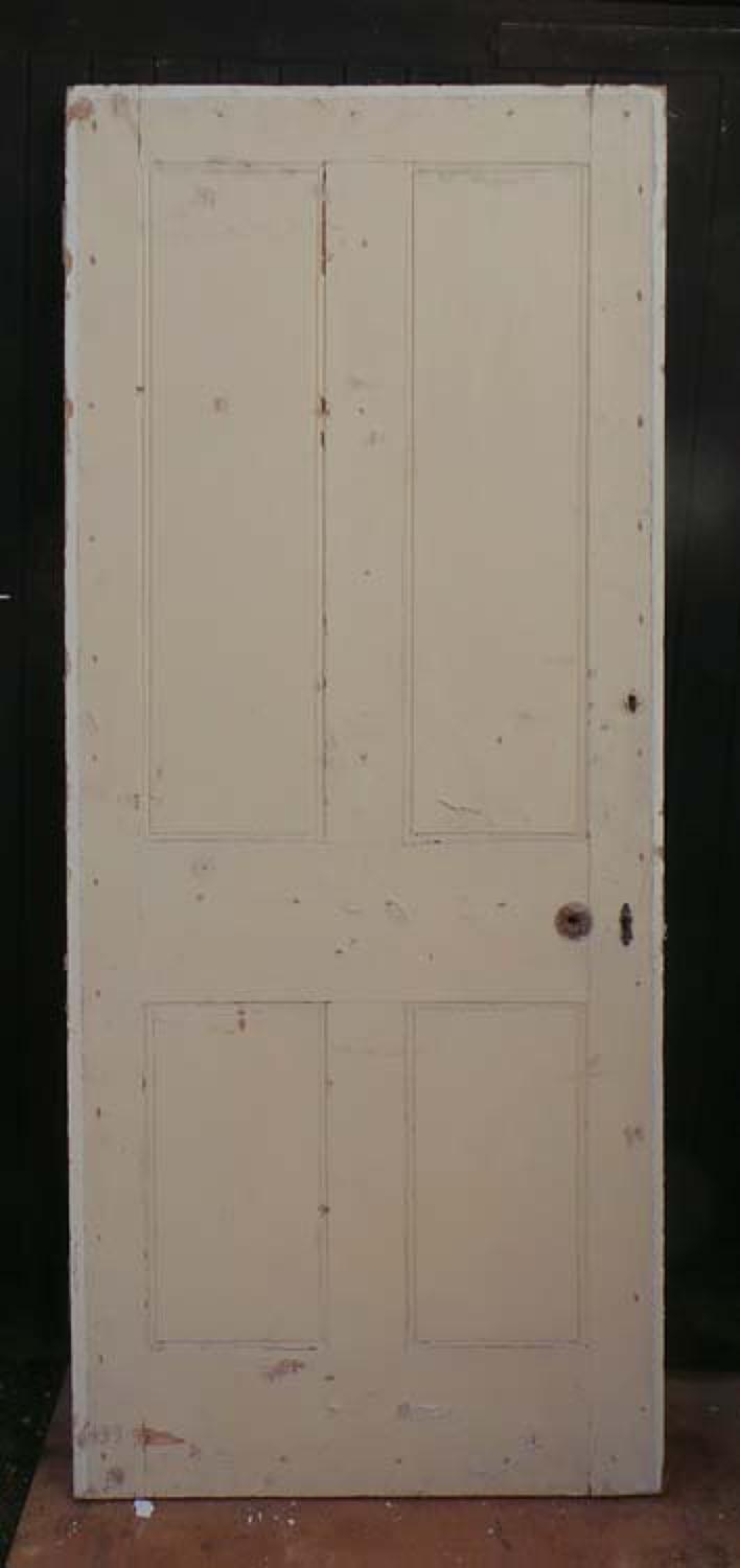 DB0463 LOVELY VICTORIAN PANELLED PINE DOOR