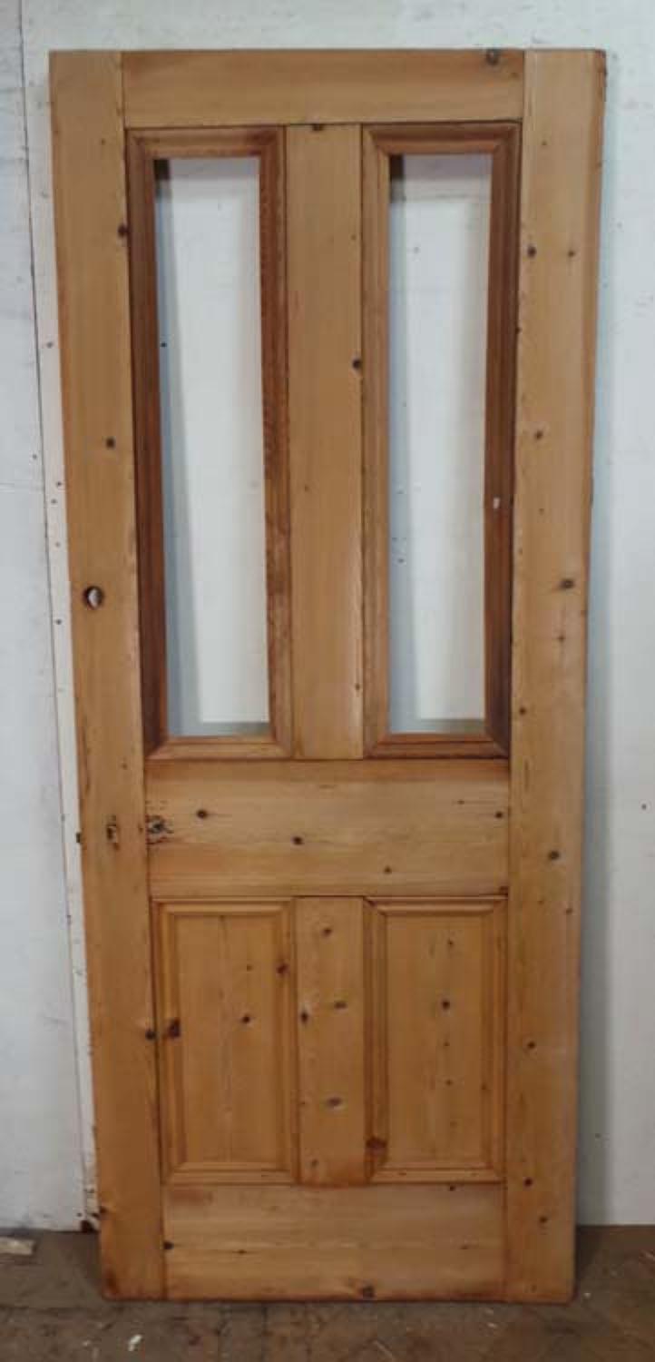 DB0491 A CLASSIC VICTORIAN PANELLED PINE DOOR