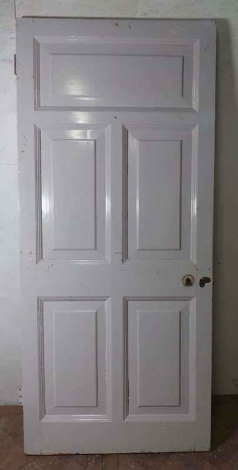 DB0513 LOVELY VICTORIAN PANELLED PINE DOOR