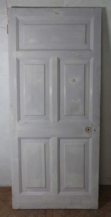 DB0514 LOVELY VICTORIAN PANELLED PINE DOOR