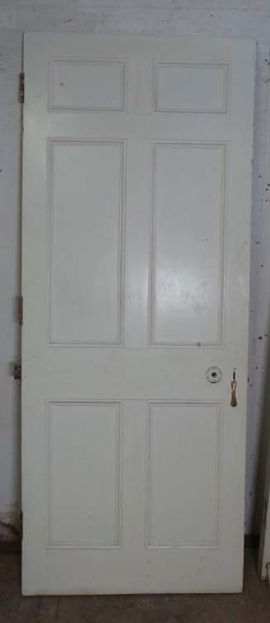 DB0527 LOVELY VICTORIAN PANELLED PINE DOOR