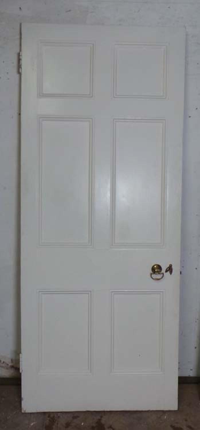 DB0533 LOVELY VICTORIAN PANELLED PINE DOOR