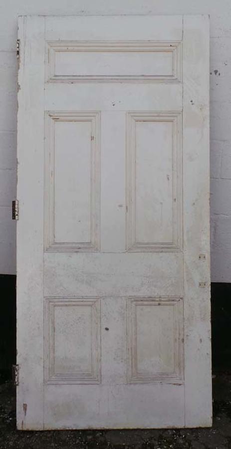 DB0549 A TRADITIONAL VICTORIAN PANELLED PINE DOOR