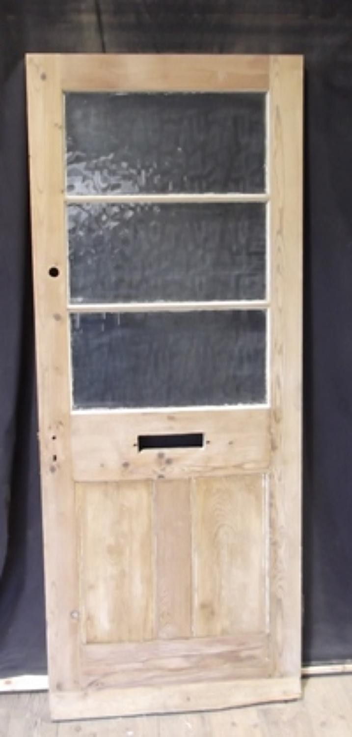DE0253 c.1900 Pine Front Door