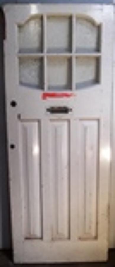 DE0424 A Solid, Edwardian Pine Front Door