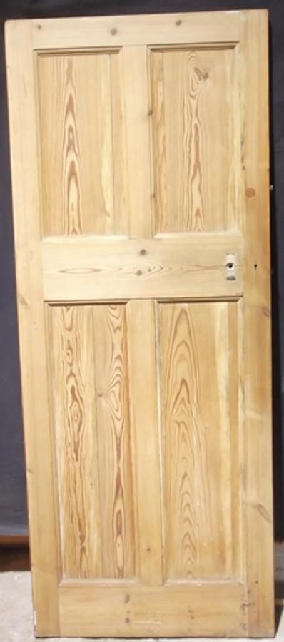 DI0341 An Early Edwardian, Solid Pine Door, c.1910