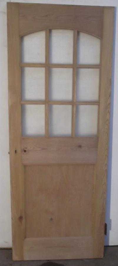 DI0381 An Early Edwardian Door c.1900 with 9 Glass Panels