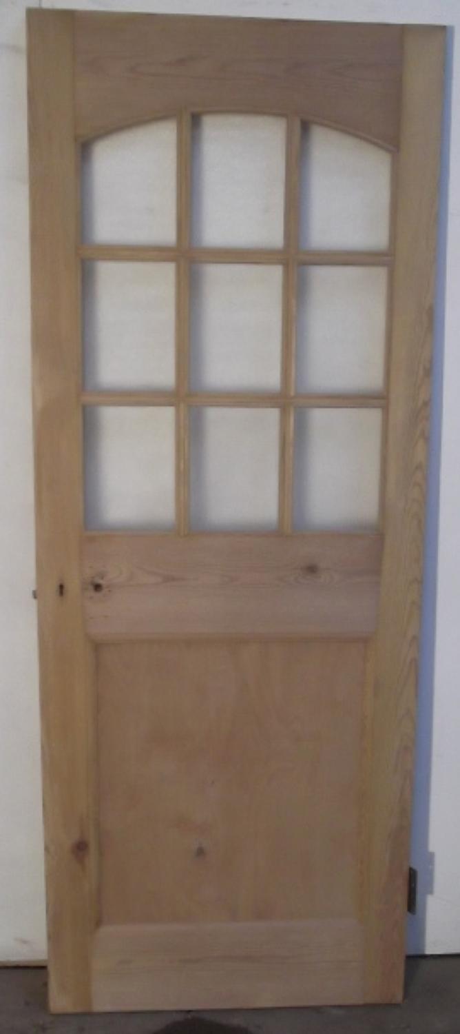 DI0381 An Early Edwardian Door c.1900 with 9 Glass Panels