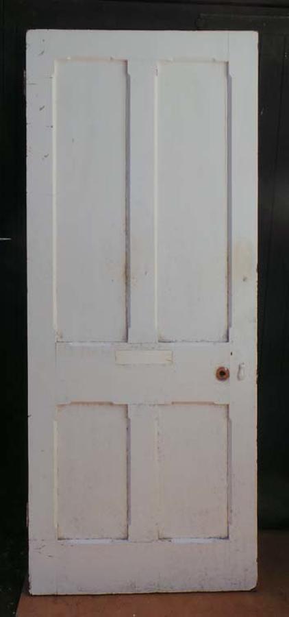 DI0519 LOVELY VICTORIAN PANELLED PINE GOTHIC STYLE DOOR