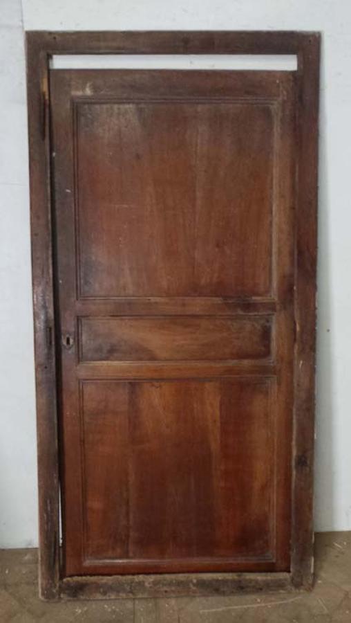 DI0555 PRETTY VICTORIAN FRENCH CHERRY CUPBOARD DOOR AND FRAME