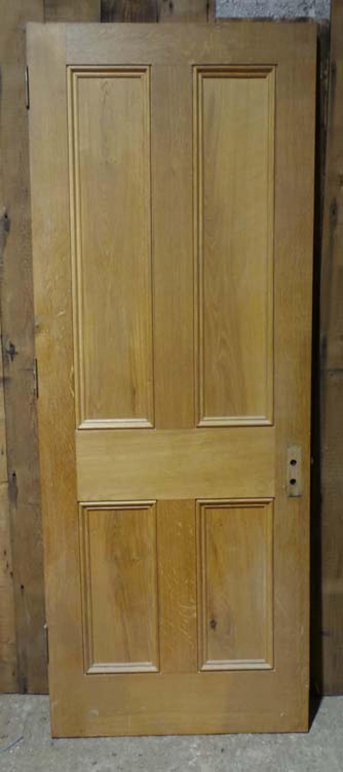 DI0608  LOVELY VICTORIAN STYLE MODERN PANELLED OAK DOOR