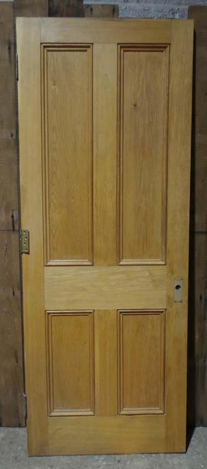 DI0611  LOVELY VICTORIAN STYLE MODERN PANELLED OAK DOOR