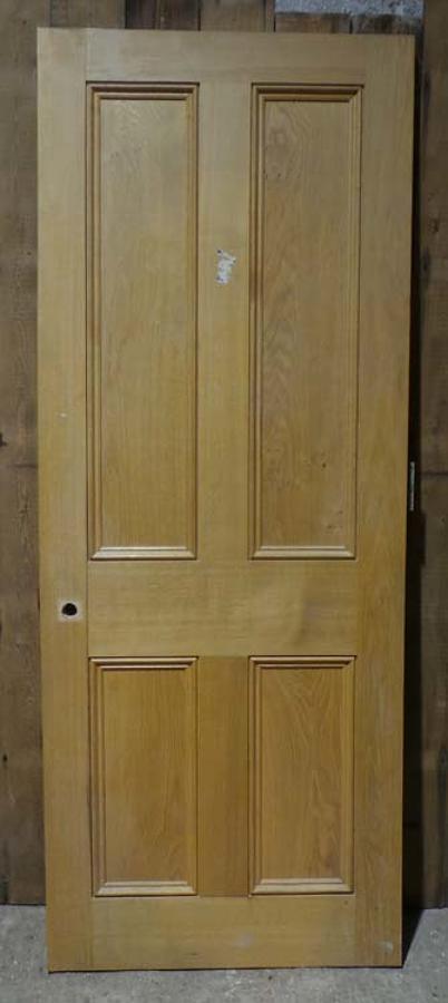 DI0612  LOVELY VICTORIAN STYLE MODERN PANELLED OAK DOOR