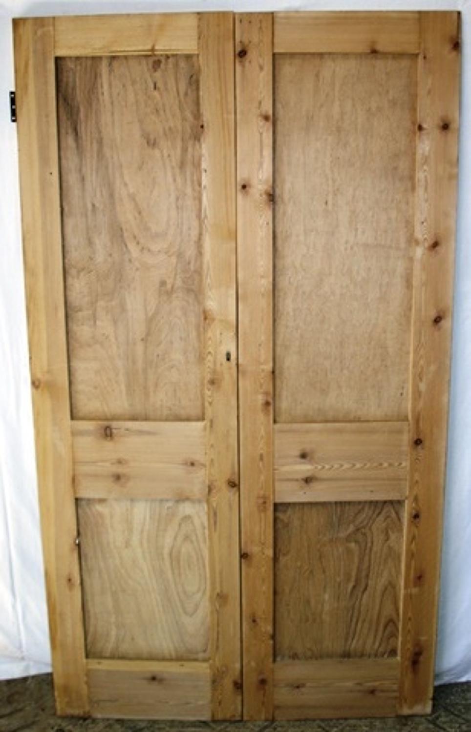 DP0226 A Pair of Victorian Pine Doors, suitable for internal use.