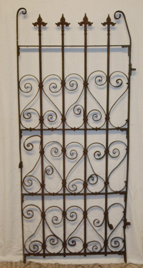 A Pretty Antique Cast Iron Garden Gate ref 791