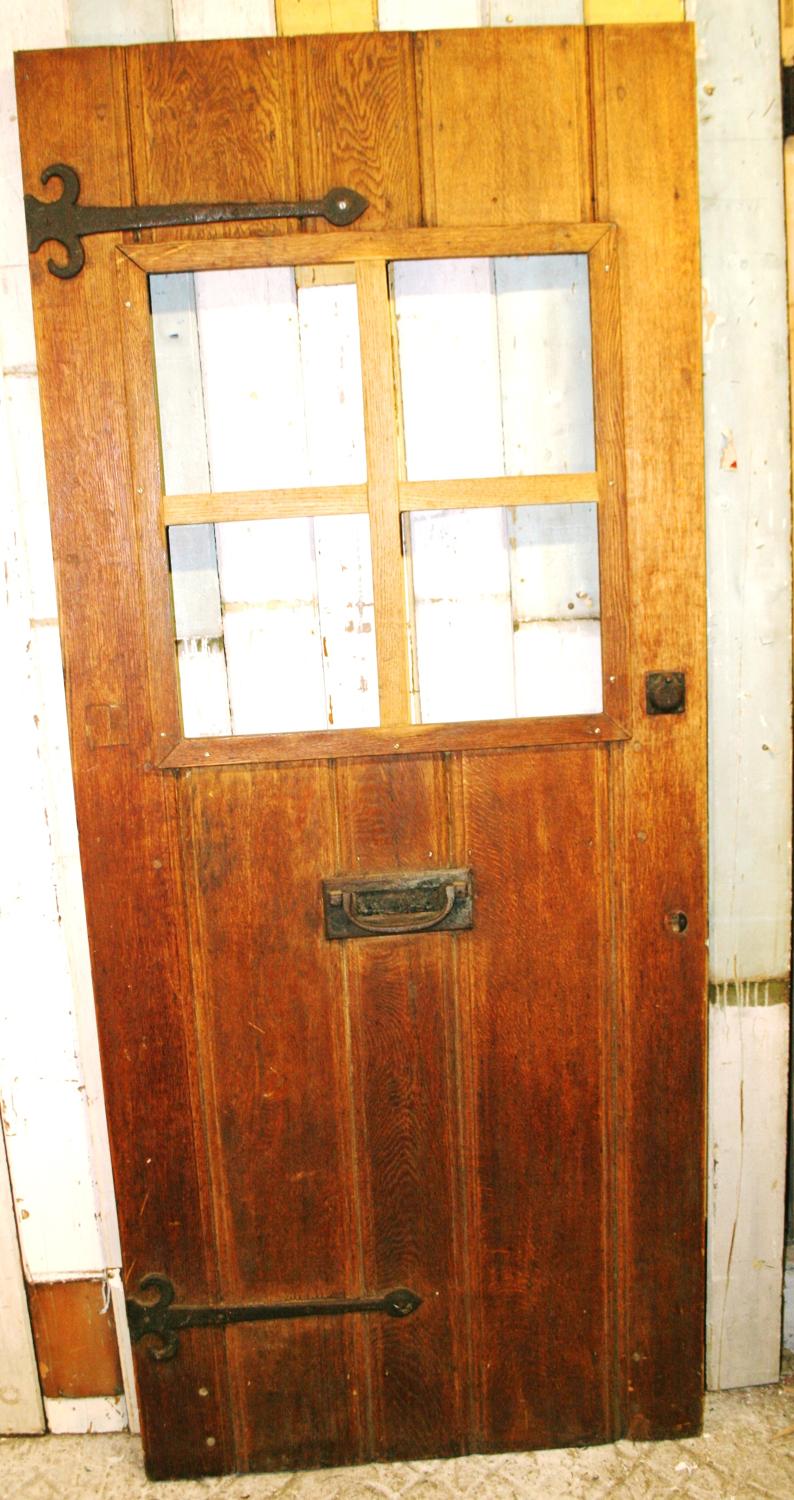 DE0748 A Large Oak Cottage Front Door