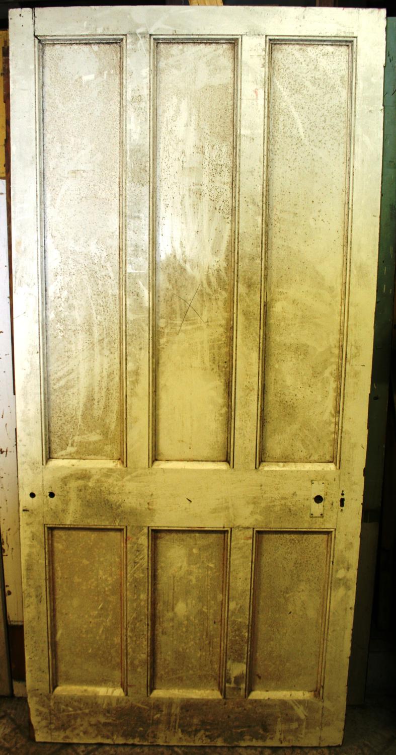 DB0598 A Solid, Early Edwardian Oak Door for Internal/External Use