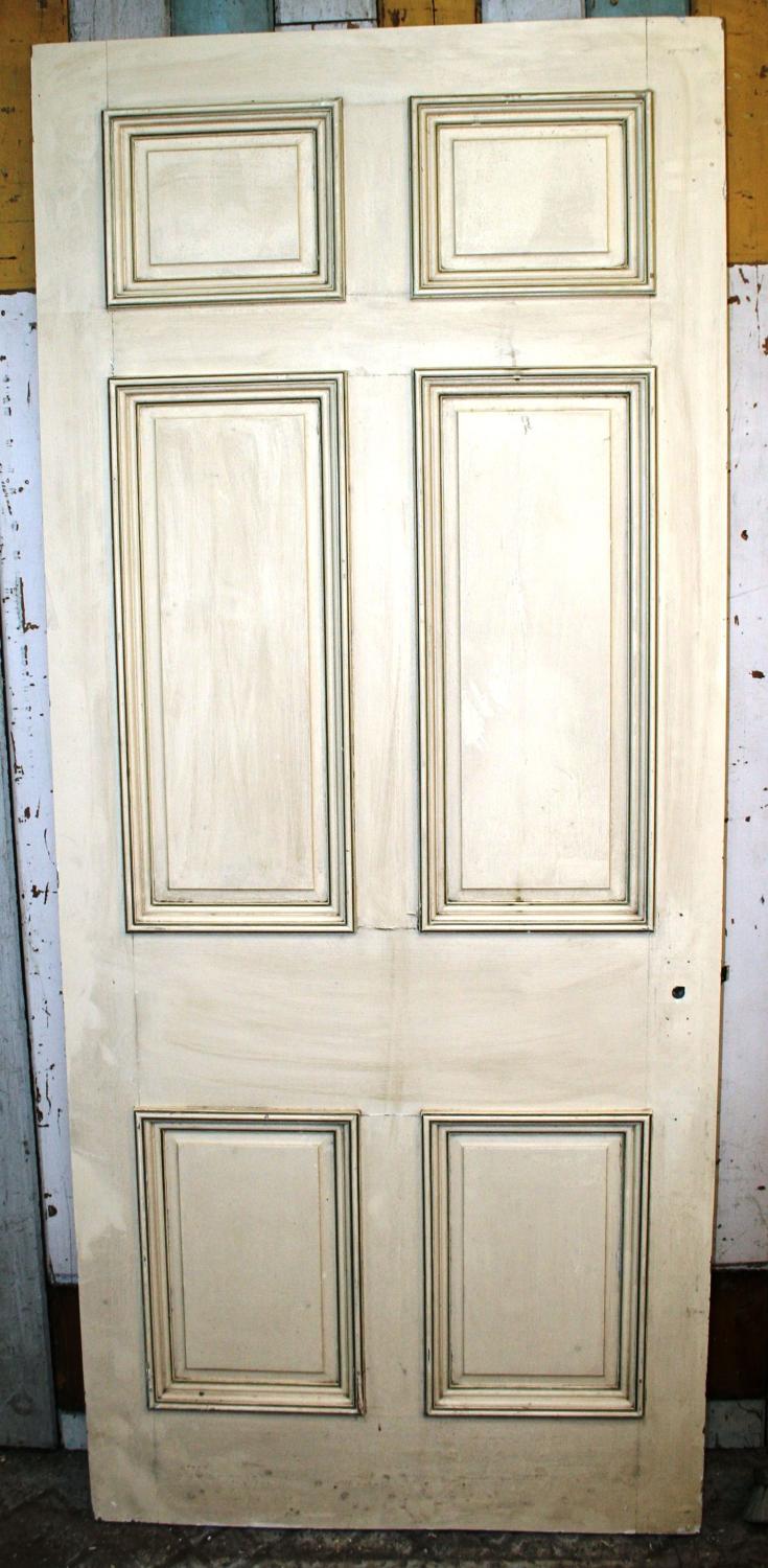 DB0343 An Early Edwardian, Georgian Style, 6 Panel Door in Pine