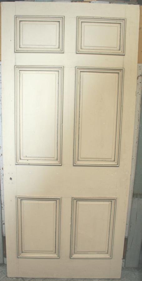 DB0637 An Early Edwardian, Georgian Style, 6 Panel Door in Pine