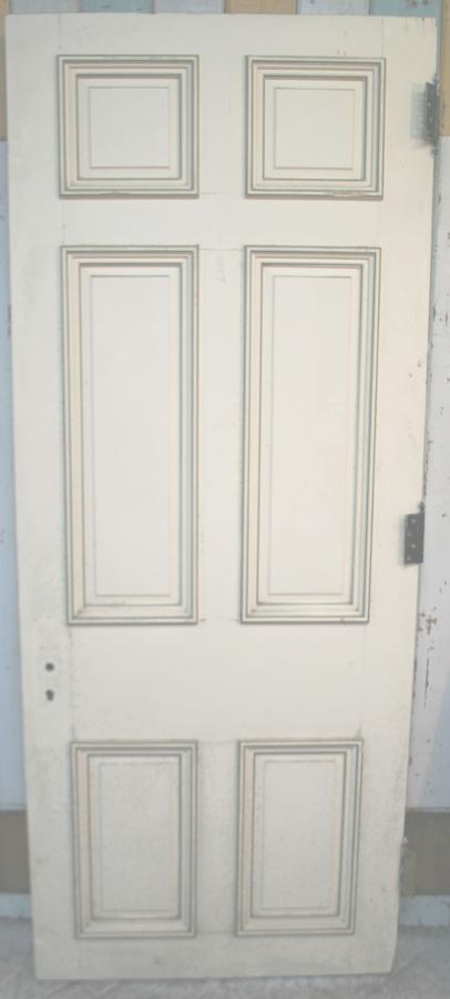 DB0638 An Early Edwardian, Georgian Style, 6 Panel Door in Pine