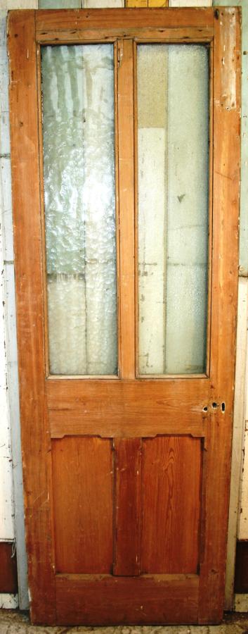 DB0639 A Tall, Victorian, Gothic Revival, Glazed Door in Pine