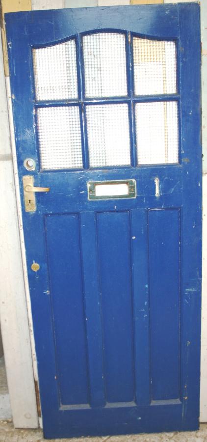 DE0762 An Elegant Edwardian Door in Solid Pine