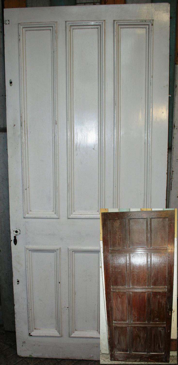 DI0571 An Unusual Edwardian Internal Door with Different Faces