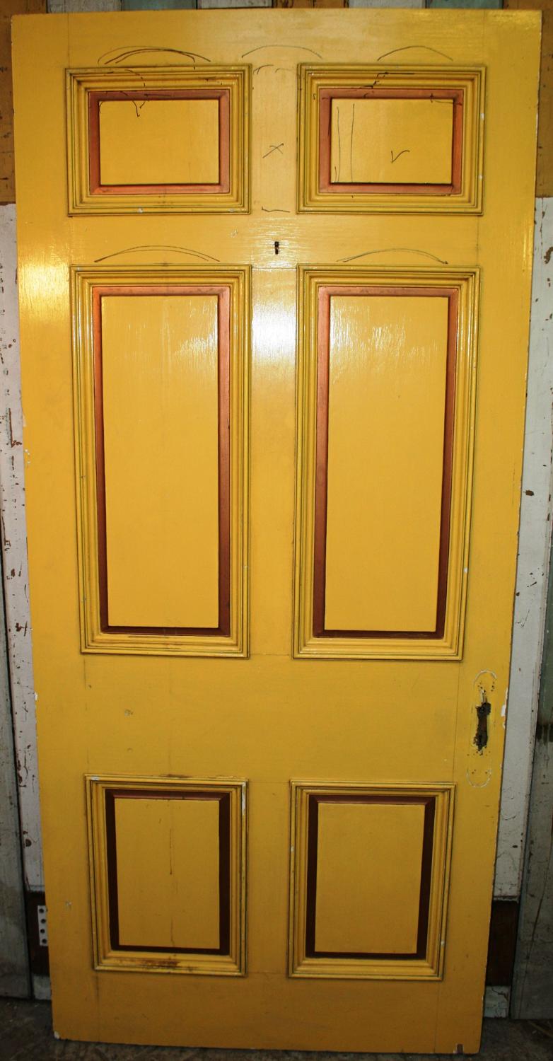 DB0647 A Large, Handsome 6 Panel Door with Lovely Details