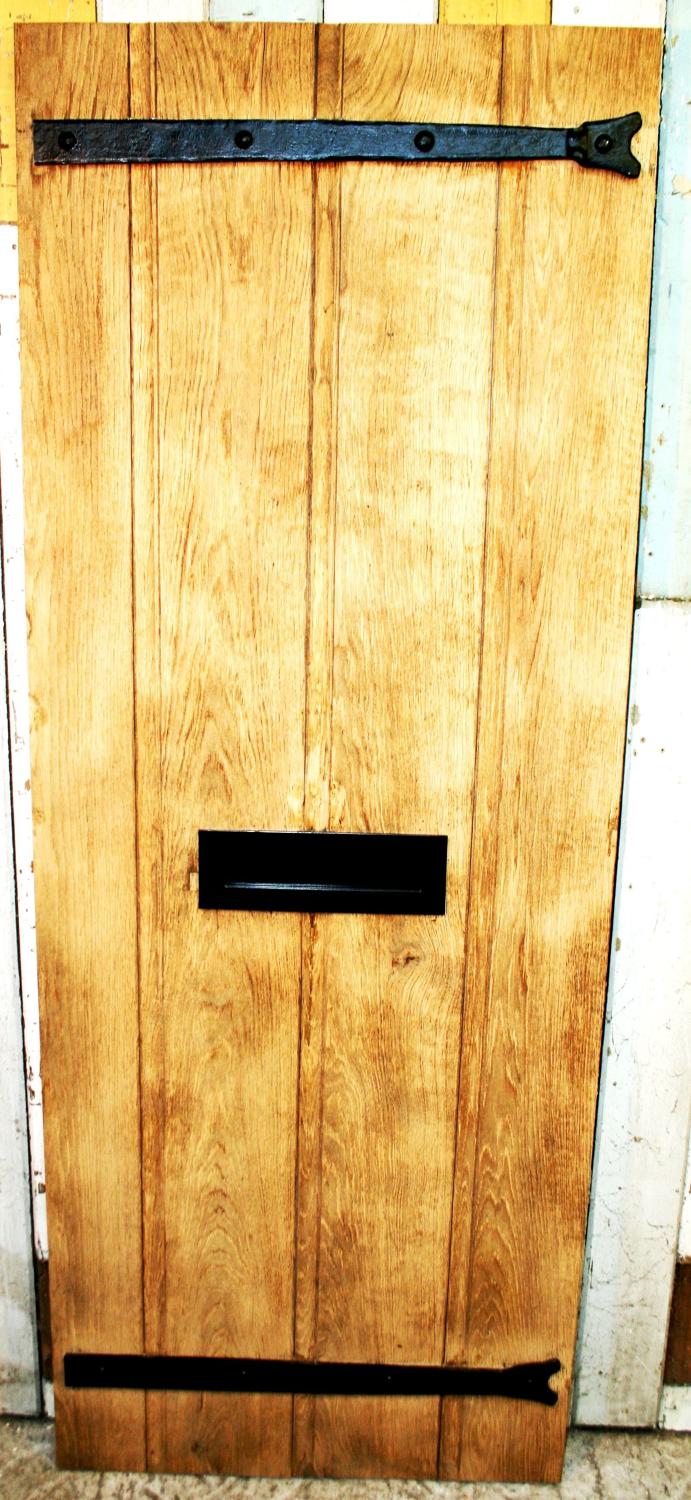 DE0778 A Solid Oak, Ledged and Planked Cottage Door