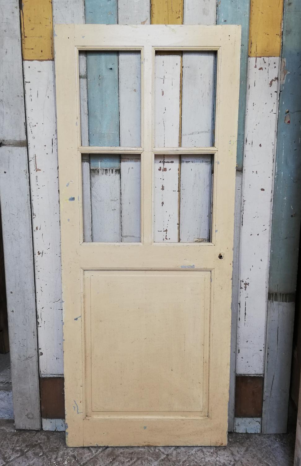 DI0661 A LOVELY RECLAIMED FRENCH PINE INTERNAL DOOR