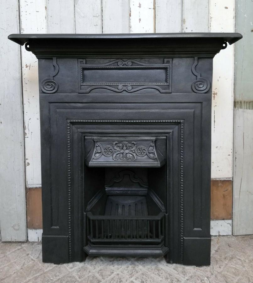 FC0058 A LARGE ATTRACTIVE VICTORIAN CAST IRON COMBINATION FIRE