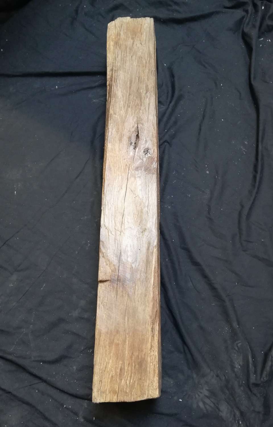 M1323 AGED RECLAIMED OAK BEAM FOR INGLENOOK FIRE OR HOME PROJECT