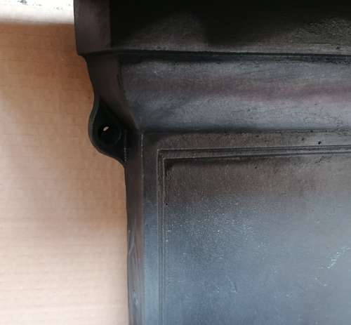 FS0119 A RECLAIMED EDWARDIAN CAST IRON FIRE SURROUND FOR WOODBURNER