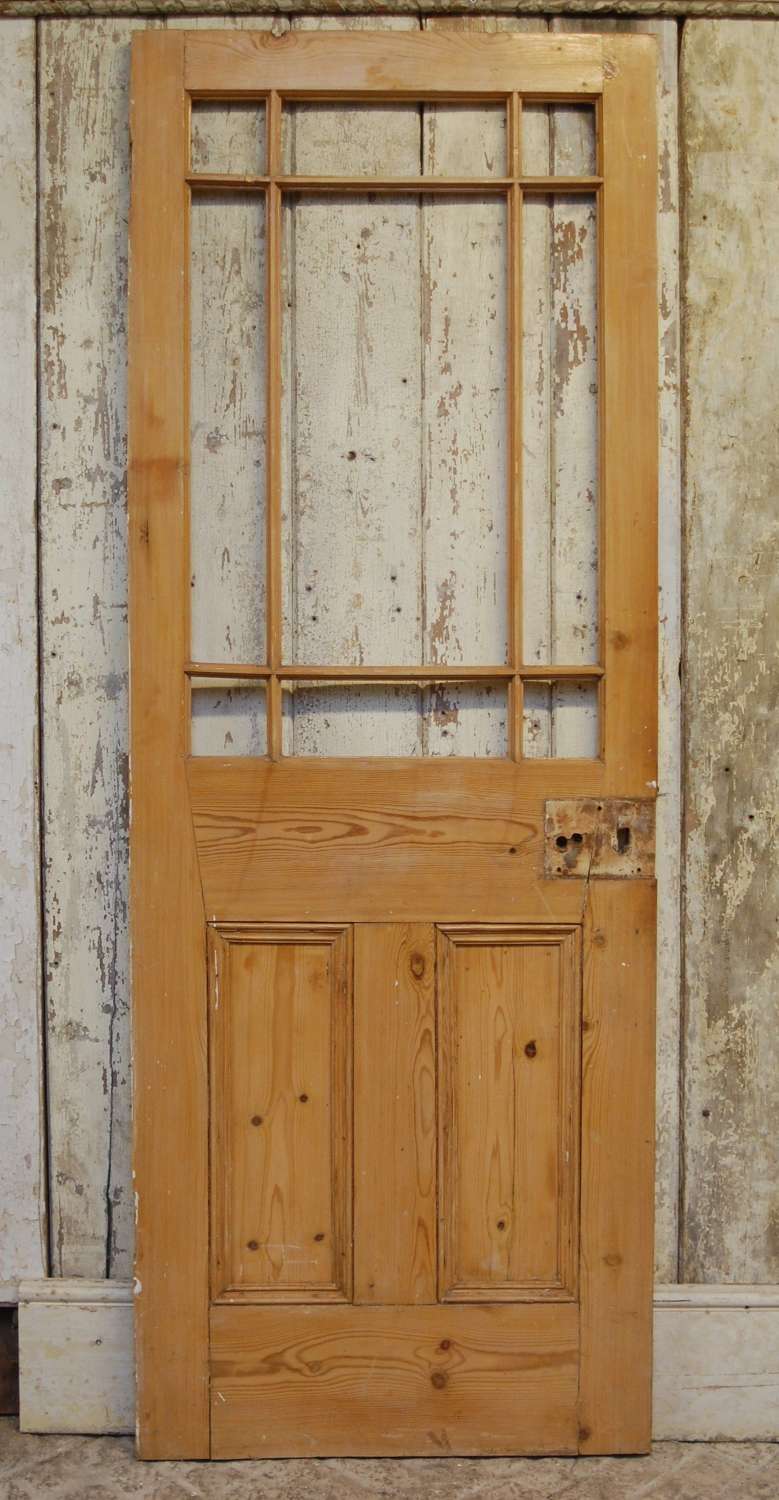 DI0733 A RECLAIMED PINE CARDIFF INTERNAL DOOR FOR GLAZING