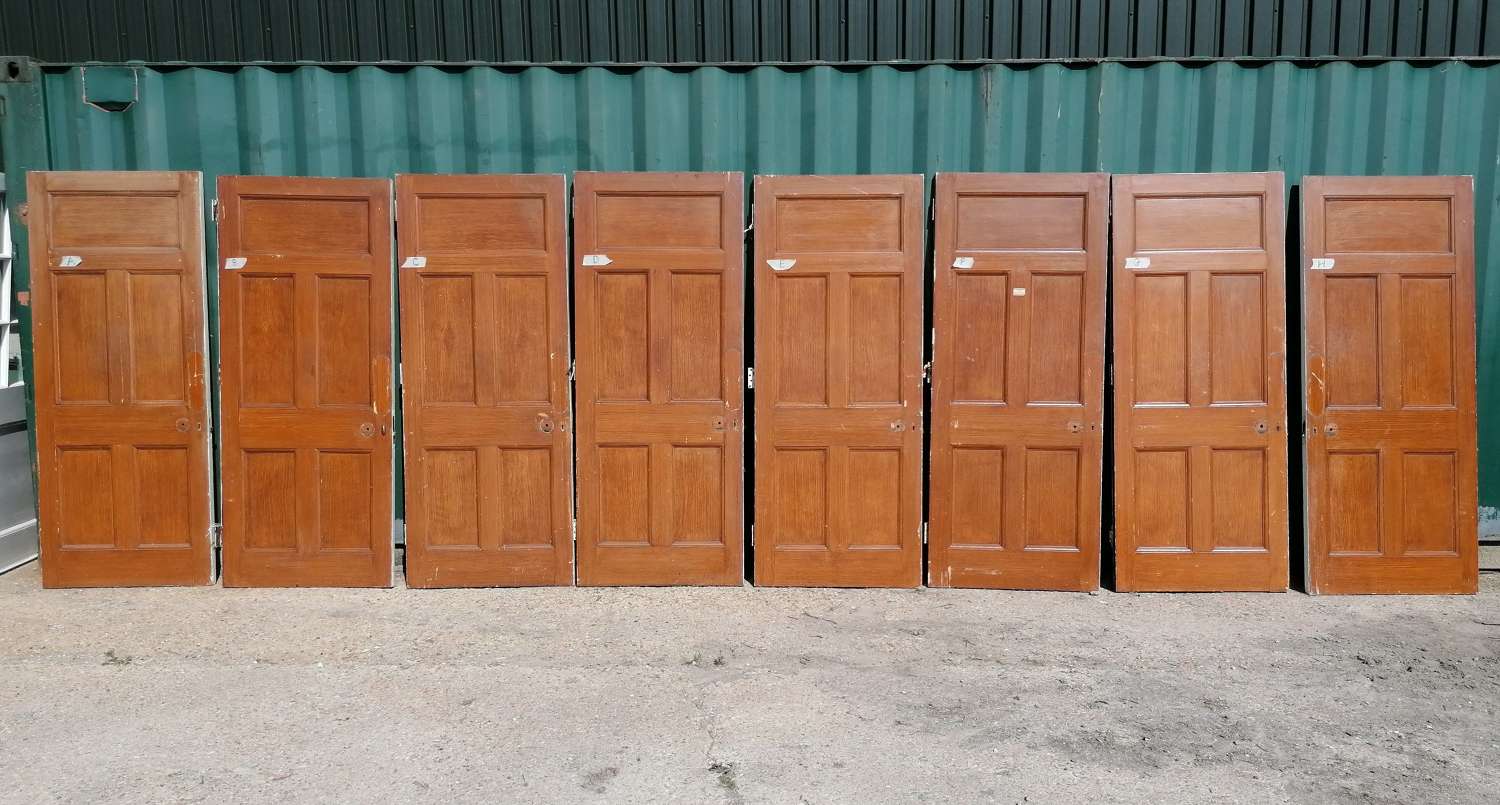 DI0748 RECLAIMED 5 PANEL PINE INTERNAL DOORS - 8 AVAILABLE SOLD SEP