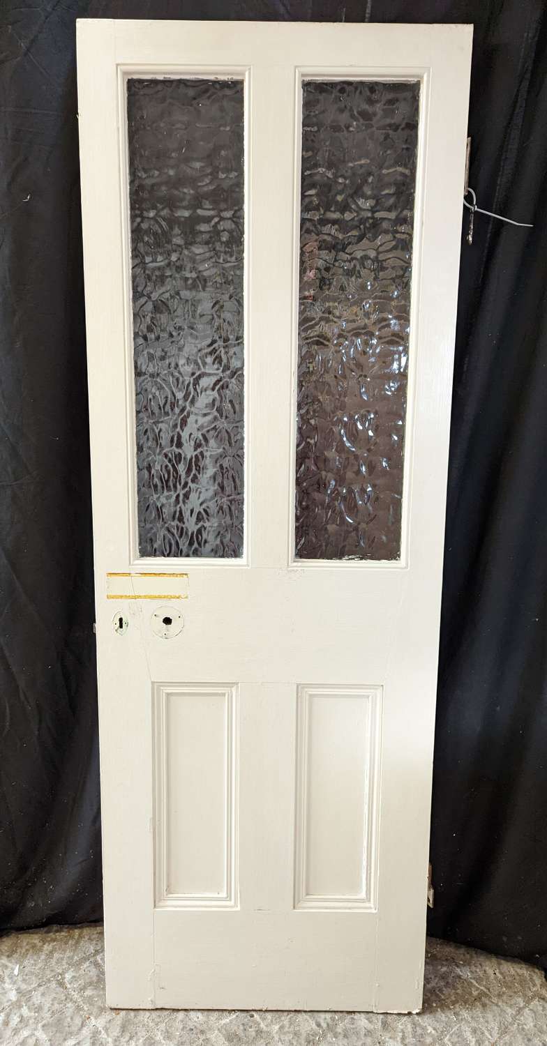 DI0809 A RECLAIMED PAINTED PINE SLIM INTERNAL GLAZED DOOR