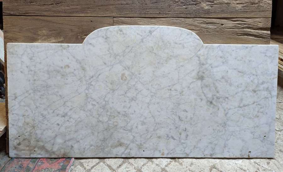 M1806 A RECLAIMED LARGE CARRARA MARBLE WASH STAND TOP FOR PROJECT
