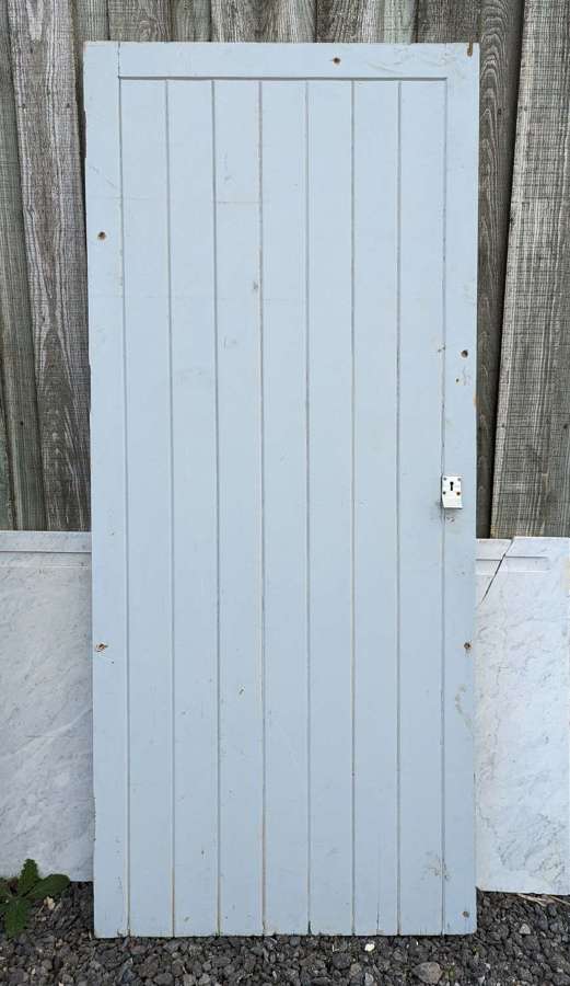 DB0768 A RECLAIMED PINE LEDGE & BRACE DOOR INTERNAL / EXTERNAL