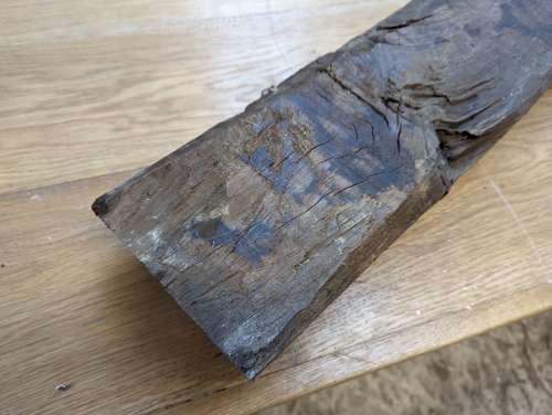 M1929 RUSTIC RECLAIMED OAK BEAM FOR PROJECT / MANTEL OVER WOOD BURNER