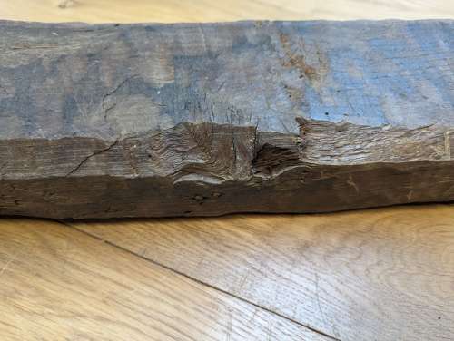 M1929 RUSTIC RECLAIMED OAK BEAM FOR PROJECT / MANTEL OVER WOOD BURNER