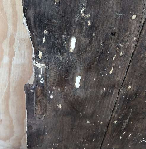 DI0912 VERY OLD RUSTIC RECLAIMED OAK INTERNAL PLANK DOOR C.1780