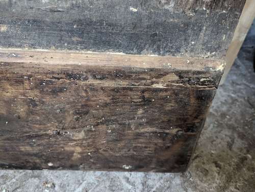 DI0912 VERY OLD RUSTIC RECLAIMED OAK INTERNAL PLANK DOOR C.1780