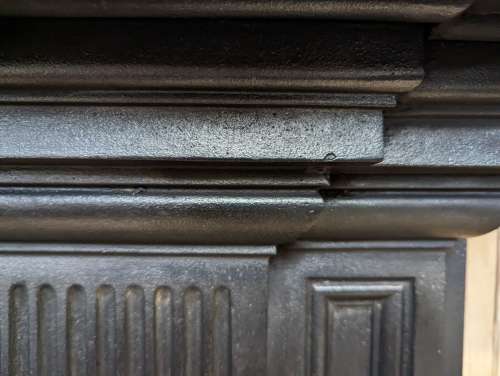 FS0339 RECLAIMED VICTORIAN CAST IRON FIRE SURROUND 2 AVAILABLE SOLD SEPERATELY