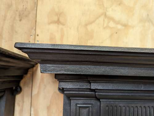 FS0339 RECLAIMED VICTORIAN CAST IRON FIRE SURROUND 2 AVAILABLE SOLD SEPERATELY
