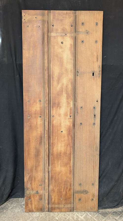 DI0940 A RUSTIC RECLAIMED OAK INTERNAL PLANK DOOR