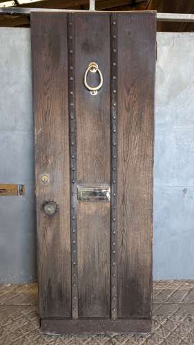 DE1020 A RECLAIMED OAK FRONT / EXTERNAL DOOR