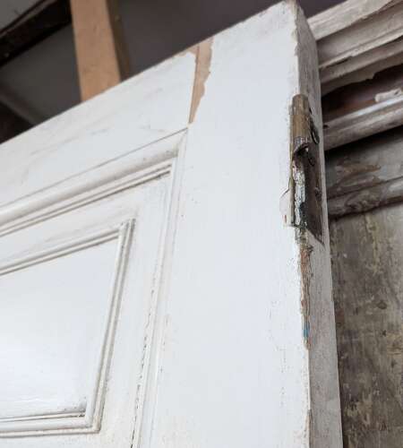DB0500 A RECLAIMED 5 PANEL PINE DOOR FOR INTERNAL / EXTERNAL USE